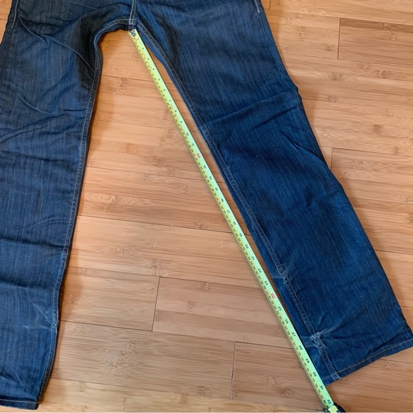 Levi's 504 Straight Mens Size 29 x 32 Zipper Waist Pocket Denim Jeans Low Rise - Picture 12 of 16